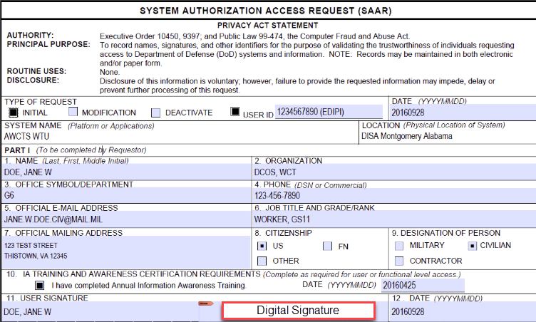 what-information-is-required-on-the-dd2875-awcts-service-desk